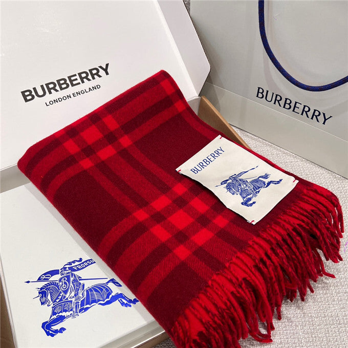 Burberry Check Cashmere Scarf
