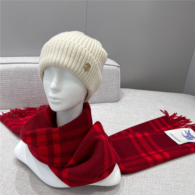 Burberry Check Cashmere Scarf