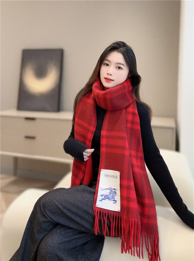 Burberry Check Cashmere Scarf