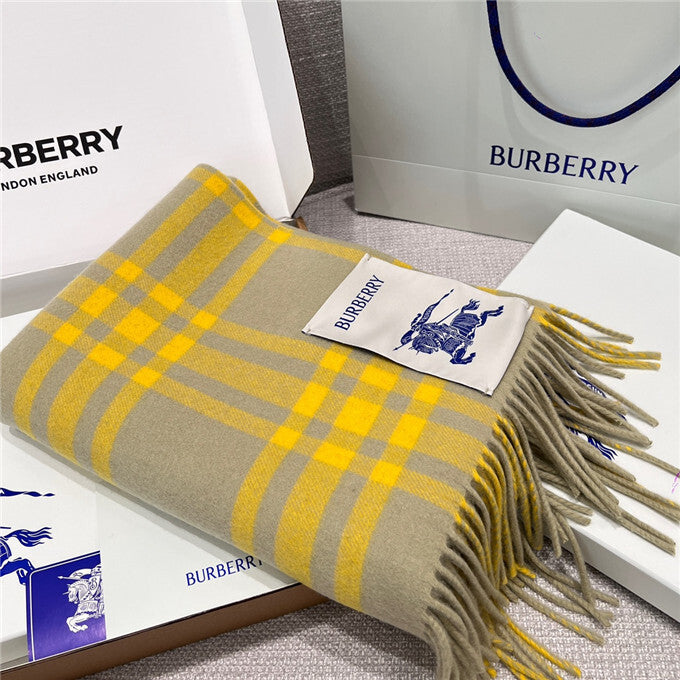 Burberry Check Cashmere Scarf
