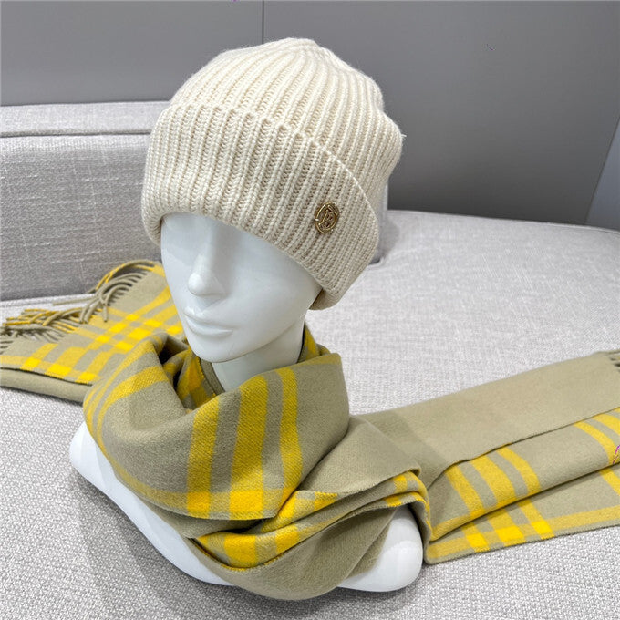 Burberry Check Cashmere Scarf