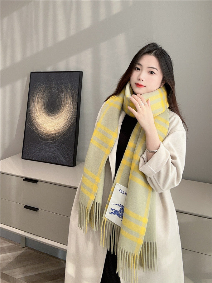 Burberry Check Cashmere Scarf