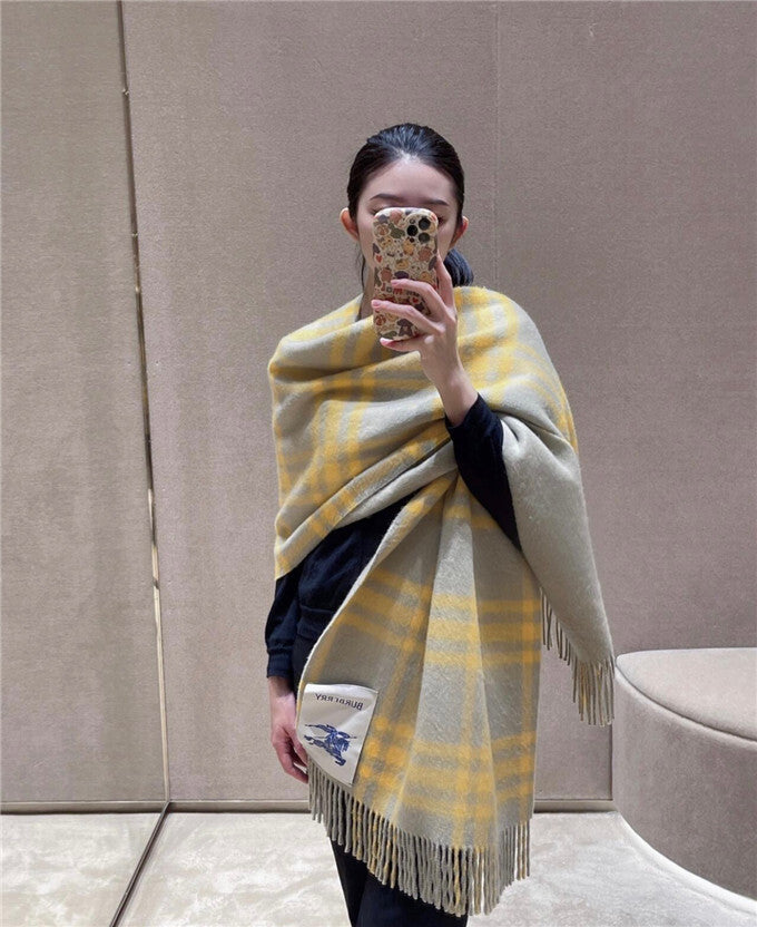 Burberry Check Cashmere Scarf