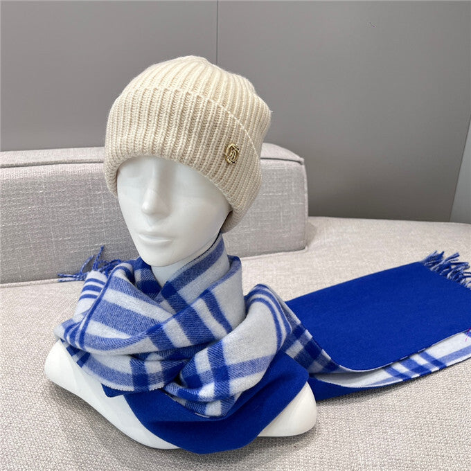 Burberry Check Cashmere Scarf