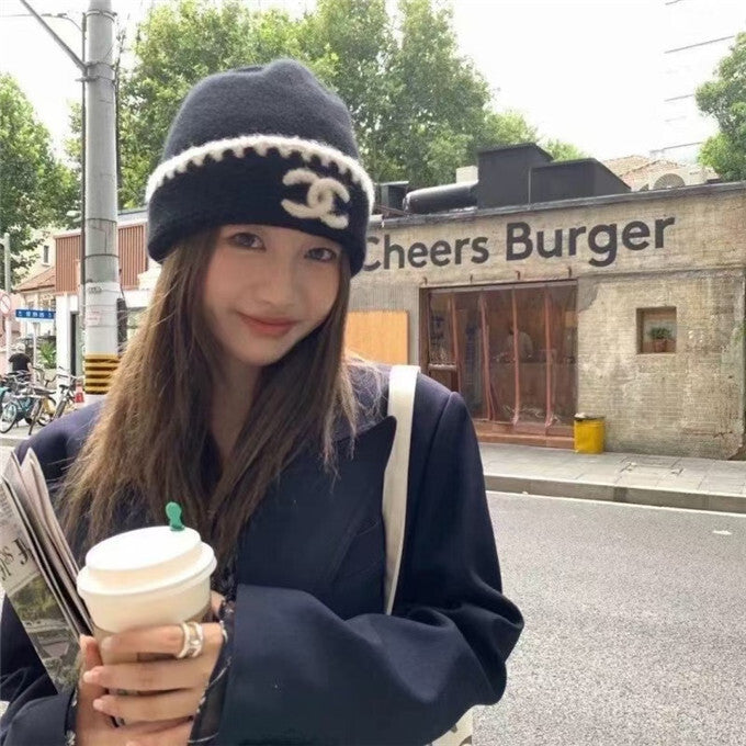 Chanel Hat and Scarf Set