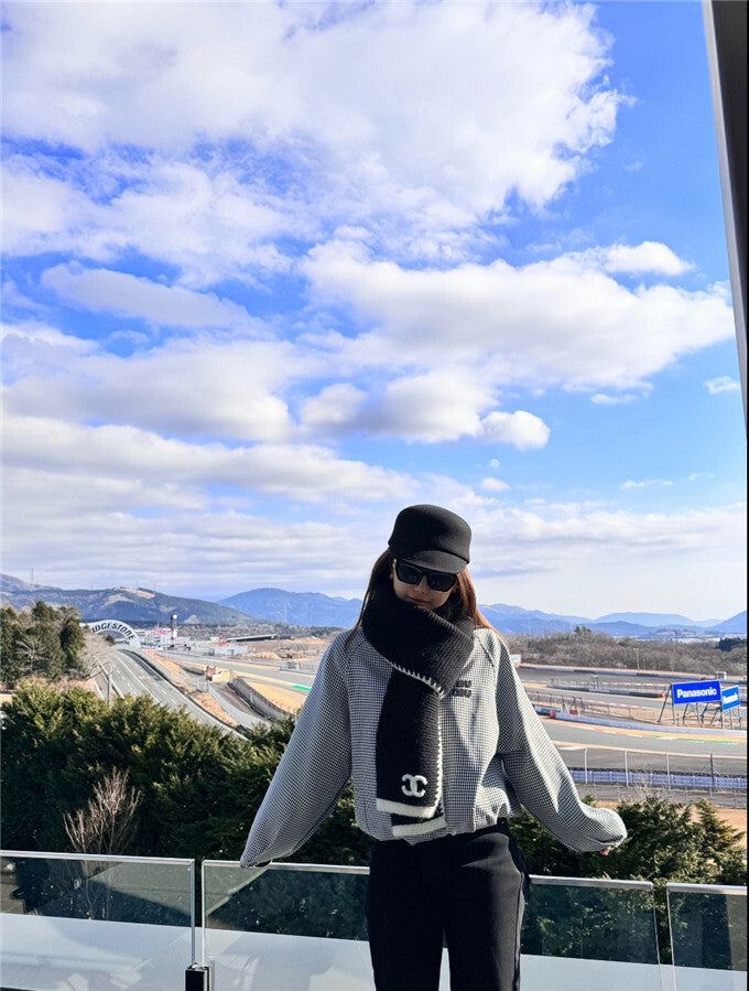 Chanel Hat and Scarf Set