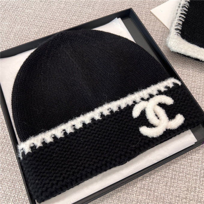 Chanel Hat and Scarf Set